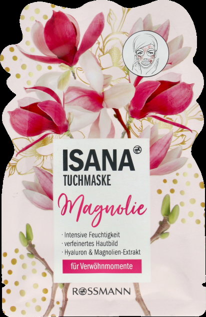 Isana Maska w płachcie Magnolia (Cena: 5,99zł / 1szt)