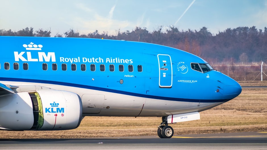 Samolot KLM (zdjęcie ilustracyjne)