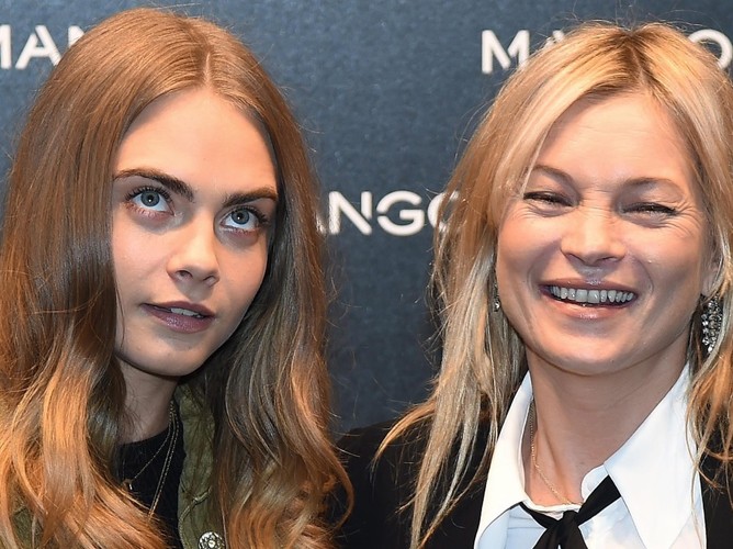 Cara Delevingne i Kate Moss