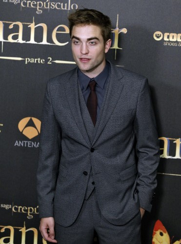 Robert Pattinson na premierze w Madrycie