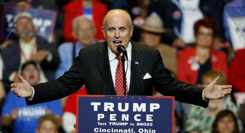 Ex-New York mayor Rudy Giuliani is a likely member of President-elect Donald Trump's cabinet