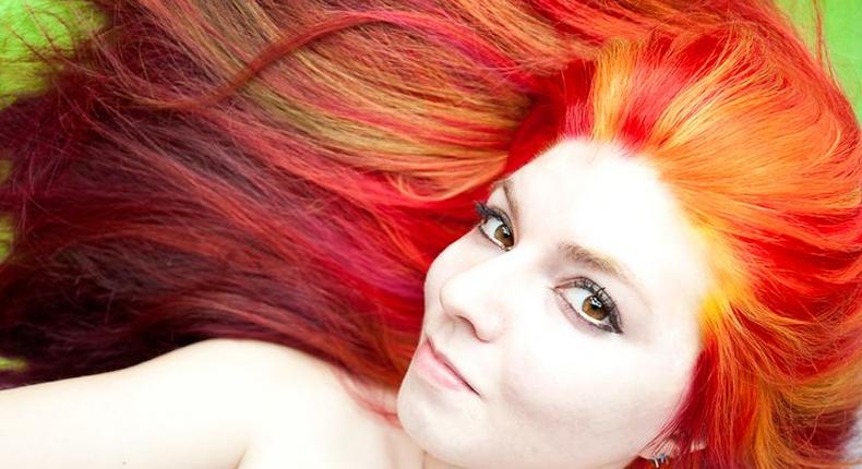 Fire hair trend