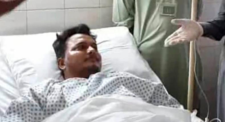 Pakistan crash survivor