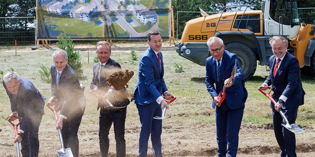 Inauguracja budowy 172 mieszkań realizowanych w ramach rządowego programu Mieszkanie plus w Gdynia