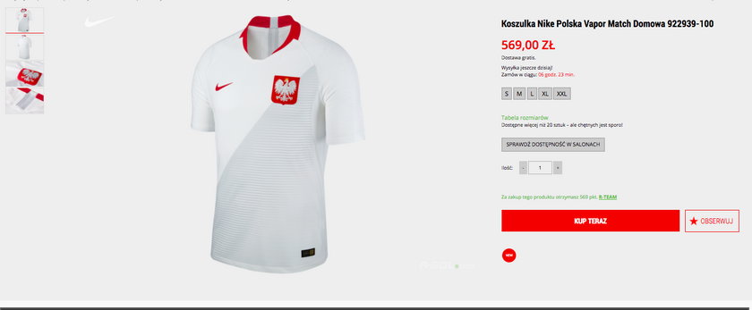 Koszulka, reprezentacja, nike