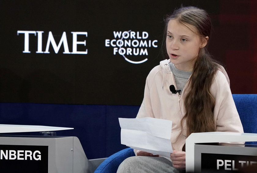 W cytowanym na całym świecie wystąpieniu w Davos Thunberg odwołała się do spotkania z polskimi górnikami