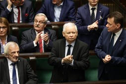 Jarosław Kaczyński, Ryszard Terlecki, Mariusz Błaszczak 