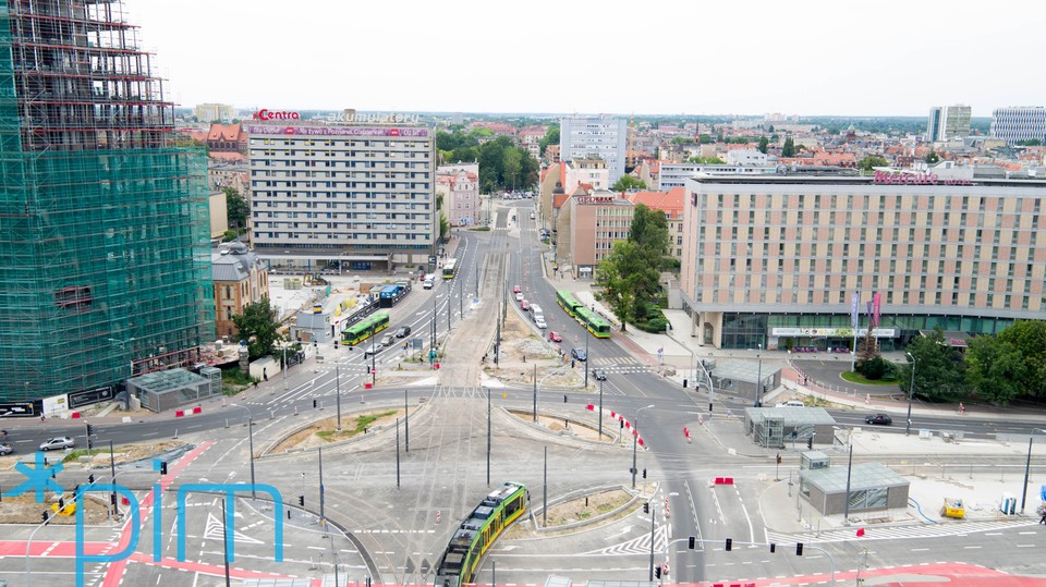 
Rondo Kaponiera prawie gotowe. Najnowsze zdjęcia z lotu ptaka