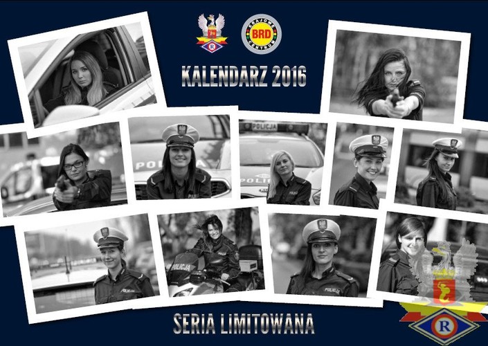 Kalendarz na 2016 rok wydany przez Wydział Ruchu Drogowego Komendy Stołecznej Policji