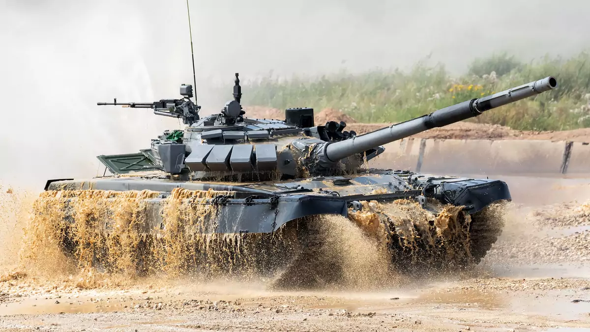 Czołg T-72 to jedna z głównych pancernych konstrukcji Rosji używanych w Ukrainie
