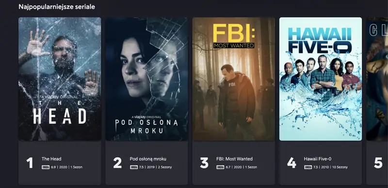 Viaplay przegląda się identycznie, jak ma to miejsce w przypadku innych serwisów streamingowych