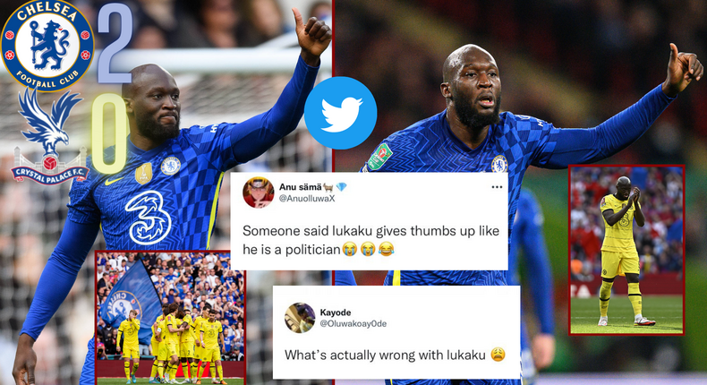Social media reactions to Chelsea's win over Crystal Palace in the FA Cup on Sunday
