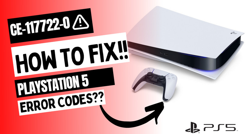 PlaysStation 5 Error Codes fixed