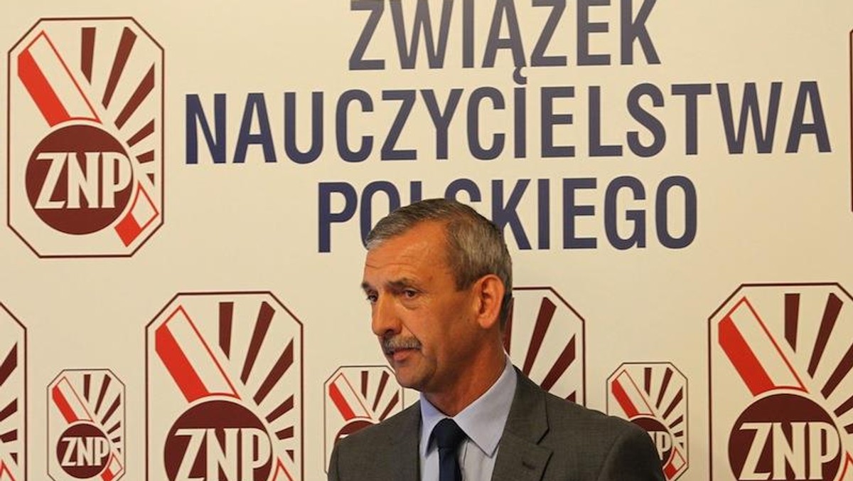 Prezes ZNP Sławomir Broniarz