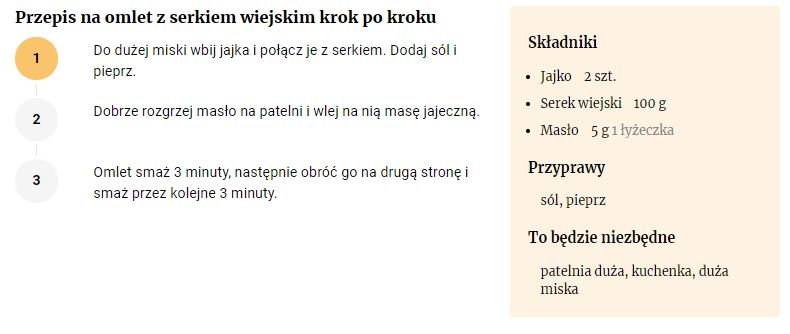 Przepis na omlet z serkiem wiejskim - Studio Gi/stock.adobe.com