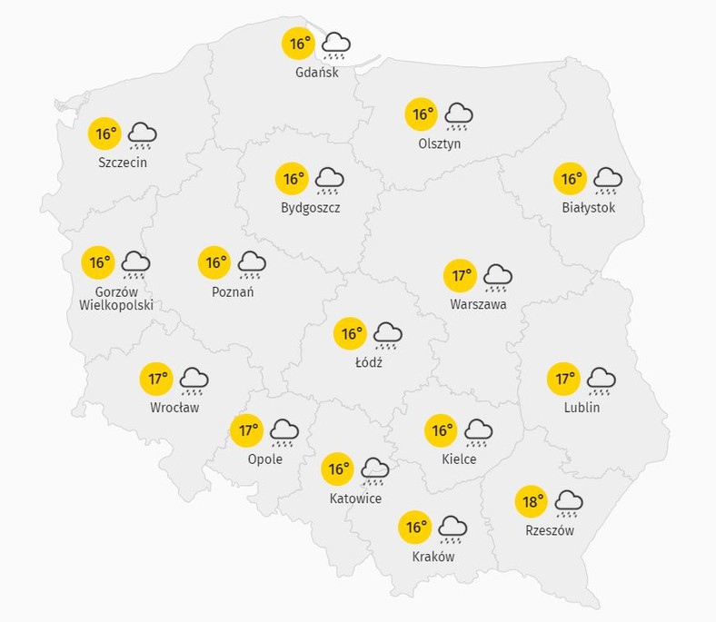 Pogoda na niedzielę