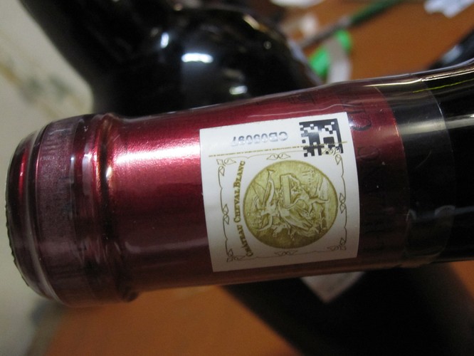 <b>Cheval Blanc 1947</b> wyceniono dokładnie na 135 125 dolarów.