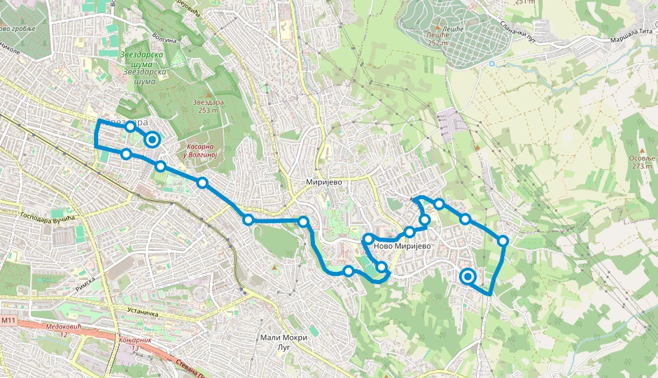 Nova linija gradskog prevoza broj 62