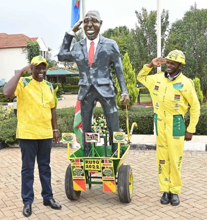 Silas Wanjeru meets DP Ruto