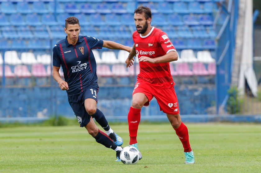 Pilka Nozna. Sparing. Pogon Szczecin - Chojniczanka Chojnice. 23.06.2018