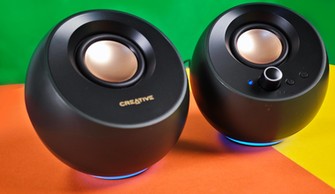 Creative Pebble Pro im Test: PC-Lautsprecher-Kugeln mit gutem Klang