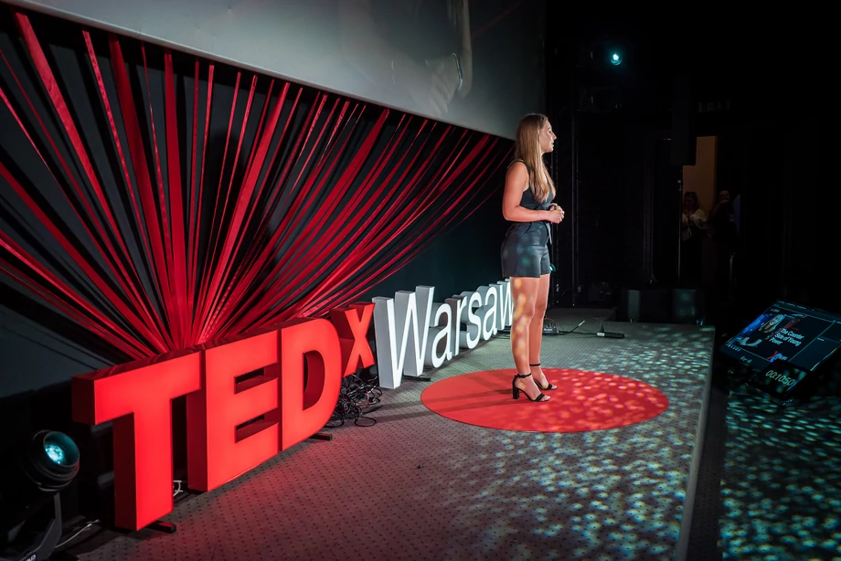 Zofia Kierner, CEO Girls Future Ready, podczas TEDx Warsaw 2021