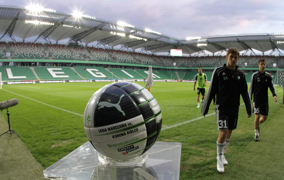 PIŁKA NOŻNA LIGA POLSKA LEGIA WARSZAWA KORONA KIELCE