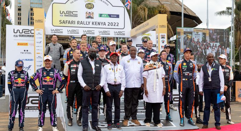 President Uhuru Kenyatta flags off 2022 WRC Safari Rally at KICC