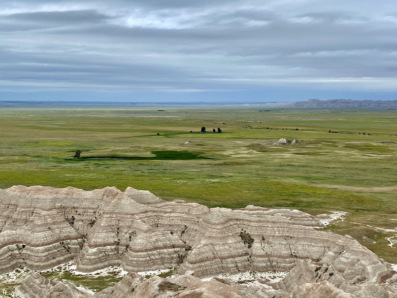 Prerie Parku Narodowego Badlands