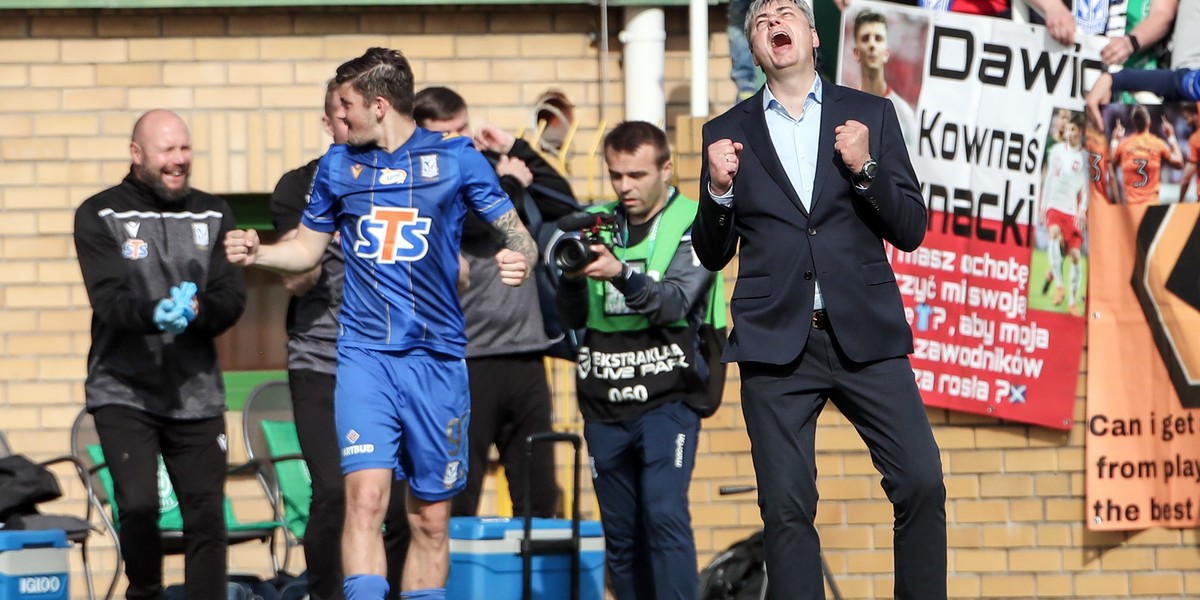 Pilka nozna. PKO Ekstraklasa. Warta Poznan - Lech Poznan. 14.05.2022