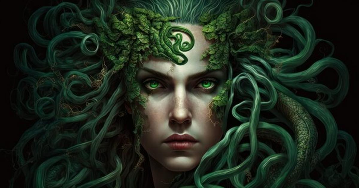 The Greek myth of how the once beautiful Medusa became a scary