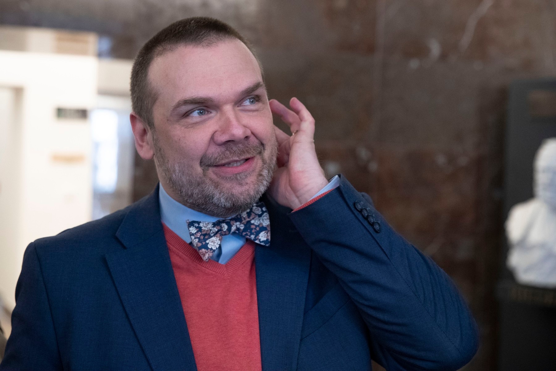 Český minister kultúry Martin Baxa.  