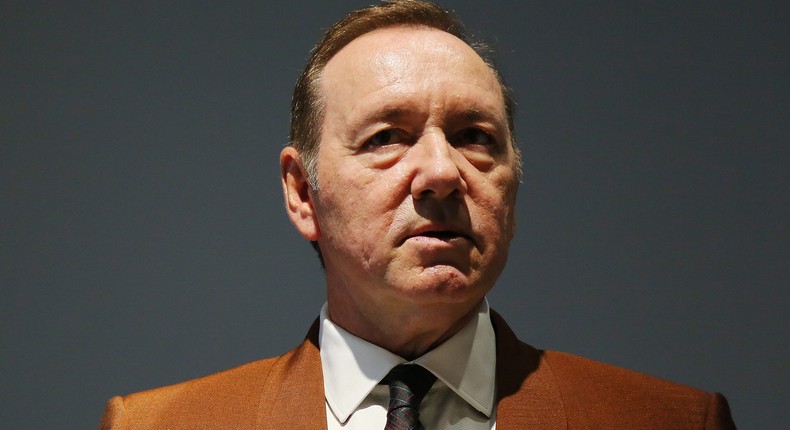 Actor Kevin Spacey attends the reading of the event The Boxer - La nostalgia del poeta (The Boxer - The nostalgia of the poet) at Palazzo Massimo alle Terme on August 02, 2019 in Rome, Italy.Photo by Ernesto Ruscio/Getty Images