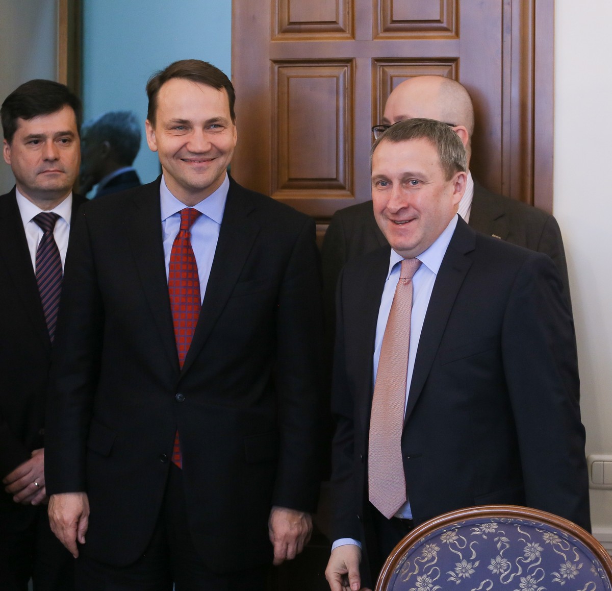 Andrij Deszczyca i Radosław Sikorski