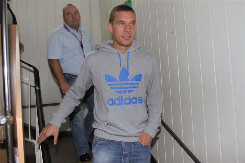 Lukas Podolski jest zagorzałym kibicem Górnika Zabrze. Podolski ma urlop i wpadł by odwiedzić swój ulubiony klub