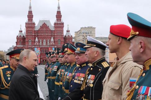 Victory Day military parade in Moscow's Red Square
