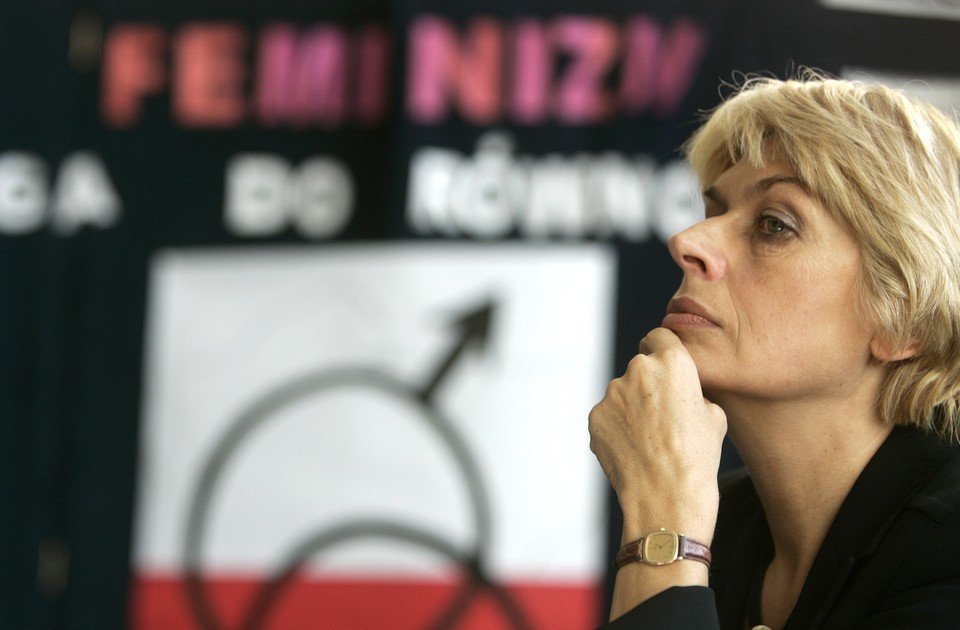 GDAŃSK IZABELA JARUGA-NOWACKA I ANDRZEJ LEPPER O FEMINIZMIE