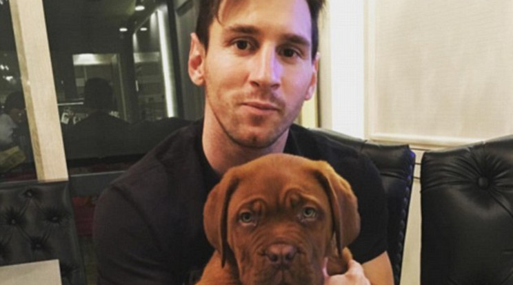 Messi és kutyája