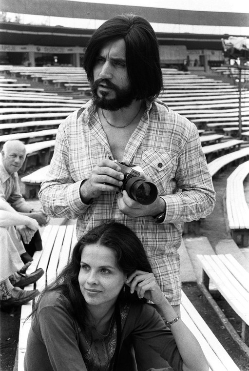 Czesław Niemen z żoną, Małgorzatą. Opole 1979 r. 