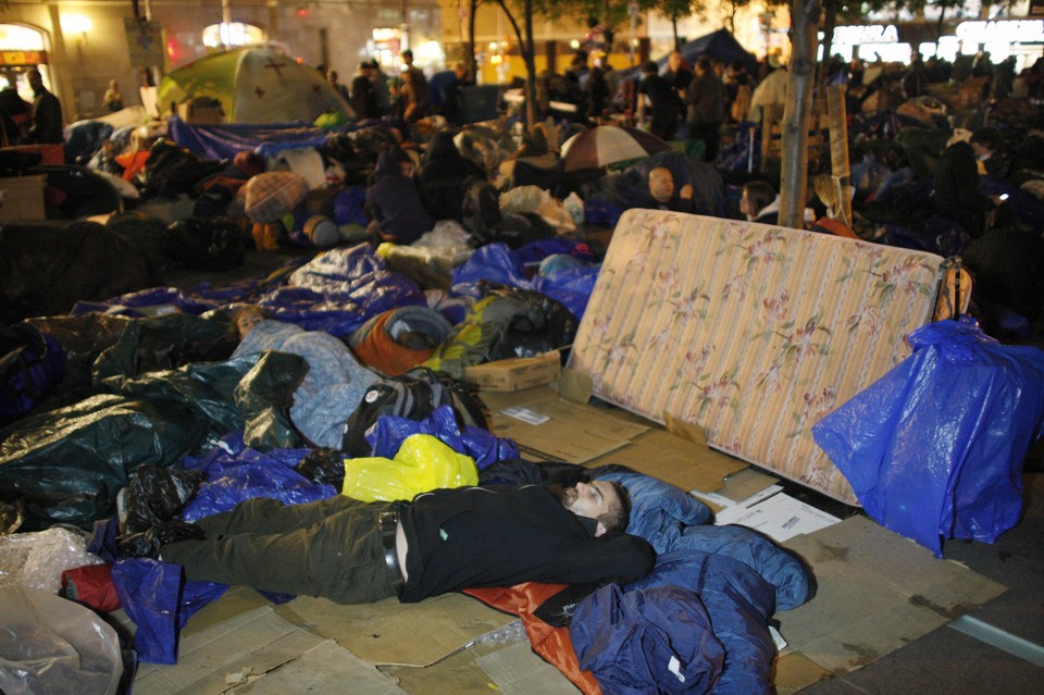 Okupuj Wall Street wciąż protestuje