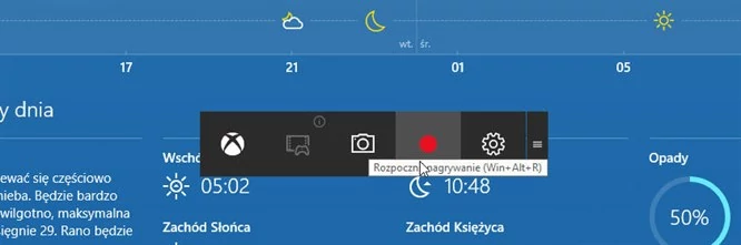 Windows 10 pozwala nagrywać okna z aplikacjami