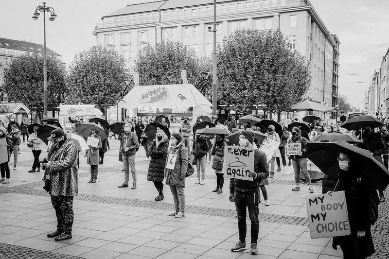 Demonstracja kobiet w Hamburgu / fot. Lucja Romanowska - photography