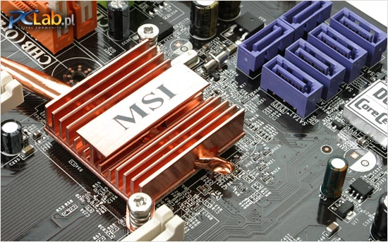 MSI K9N SLI Platinum – układ chłodzenia - chipset