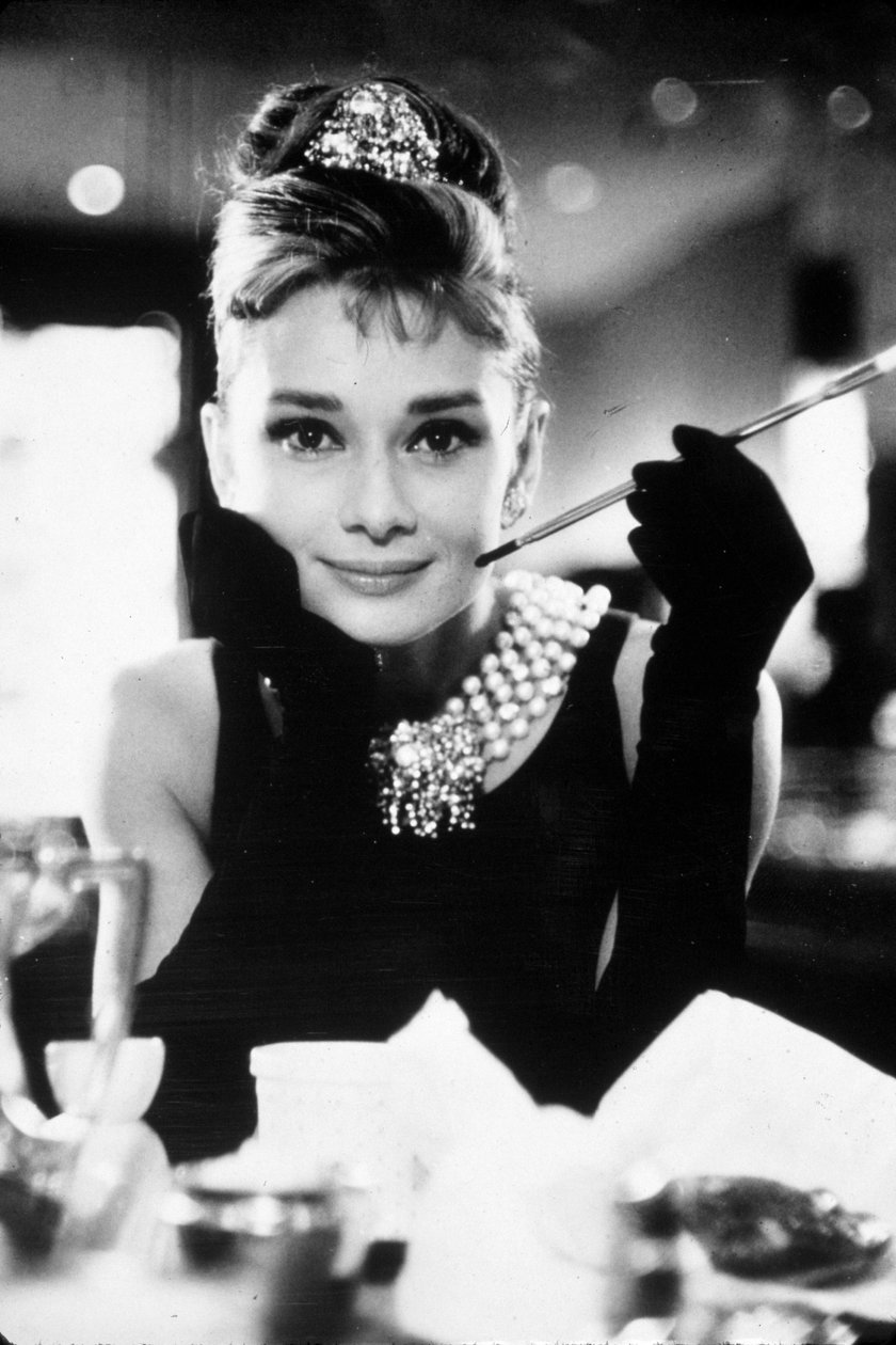 Audrey Hepburn w "Śniadanie u Tiffanyego"