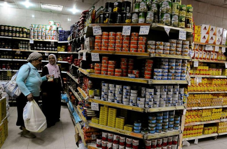 A grocery store in Egypt
