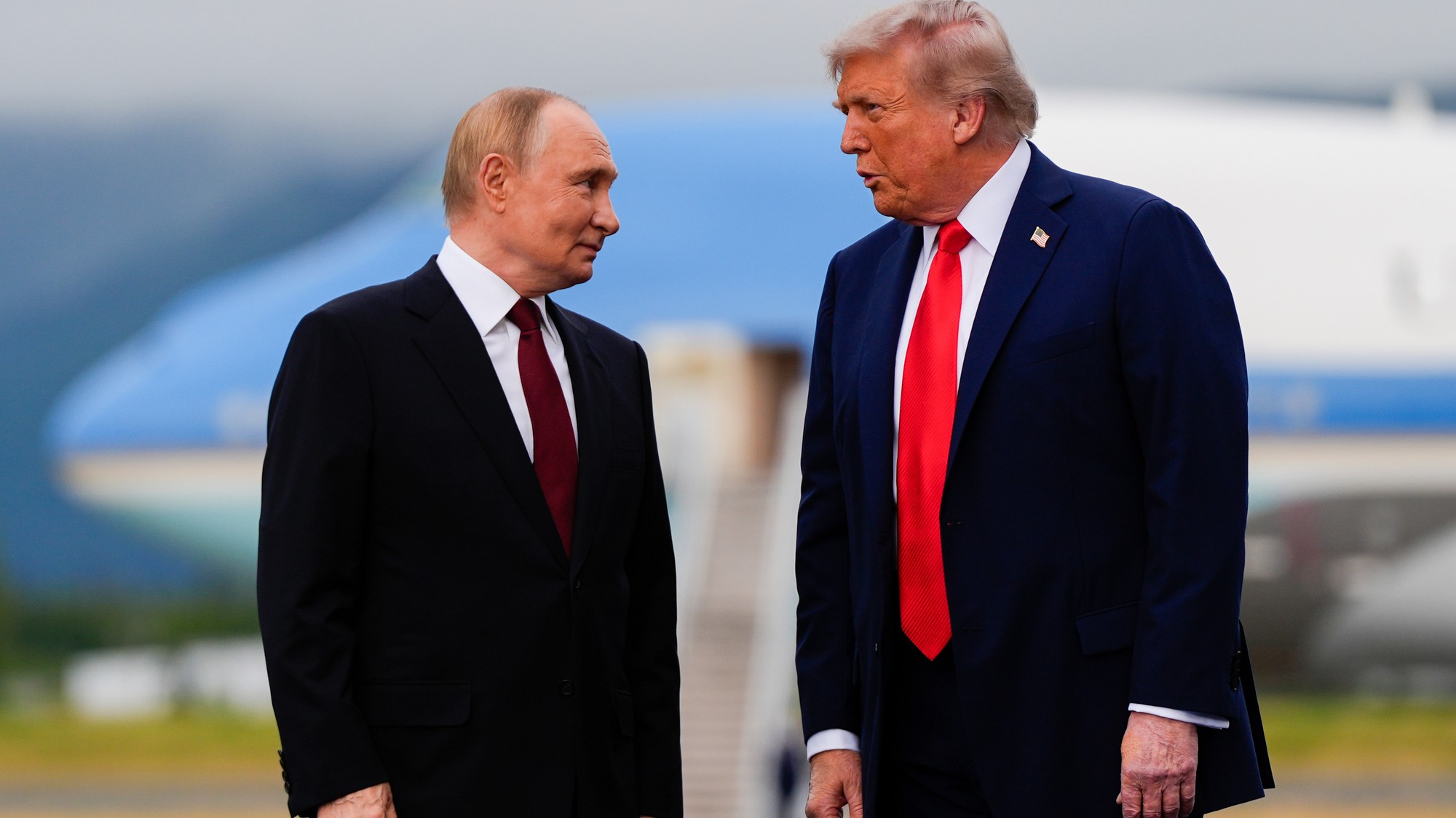 Vladimir Putin a Donald Trump.