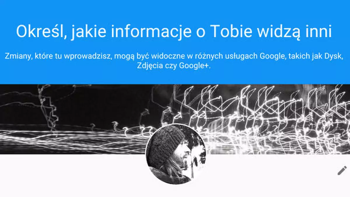 Google uruchamia O mnie. Określ informacje, które widzą inni