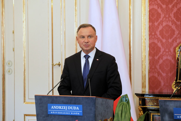 Prezydent Andrzej Duda w Budapeszcie