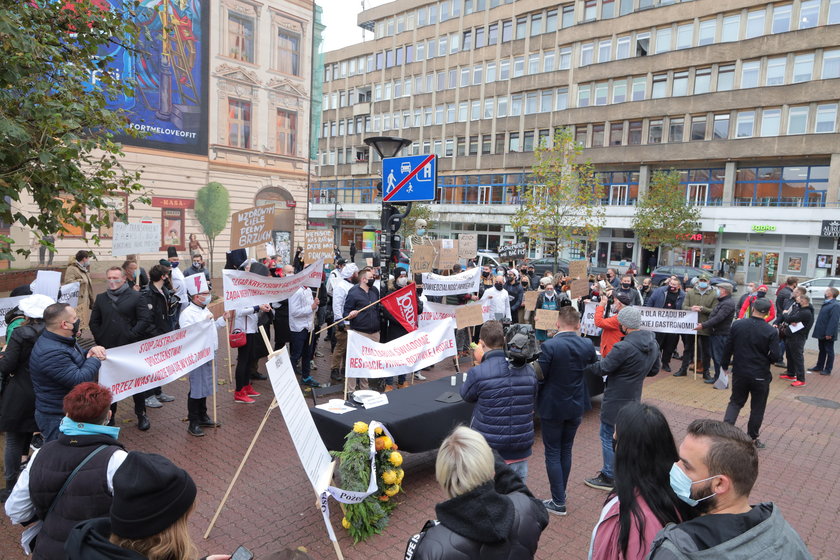 Protest branży gastronomicznej