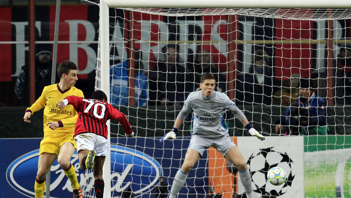 Za nami już połowa meczów 1/8 finału piłkarskiej Ligi Mistrzów. Zdecydowanie najbliżej awansu jest AC Milan, który rozgromił Arsenal Londyn Wojciecha Szczęsnego aż 4:0 (2:0).